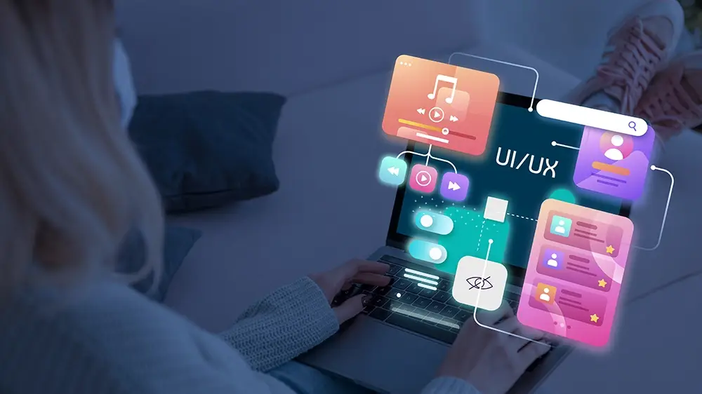 UI/UX tasarım arayüzü geliştirme görseli- Kullanıcı deneyimi ve arayüz tasarımı